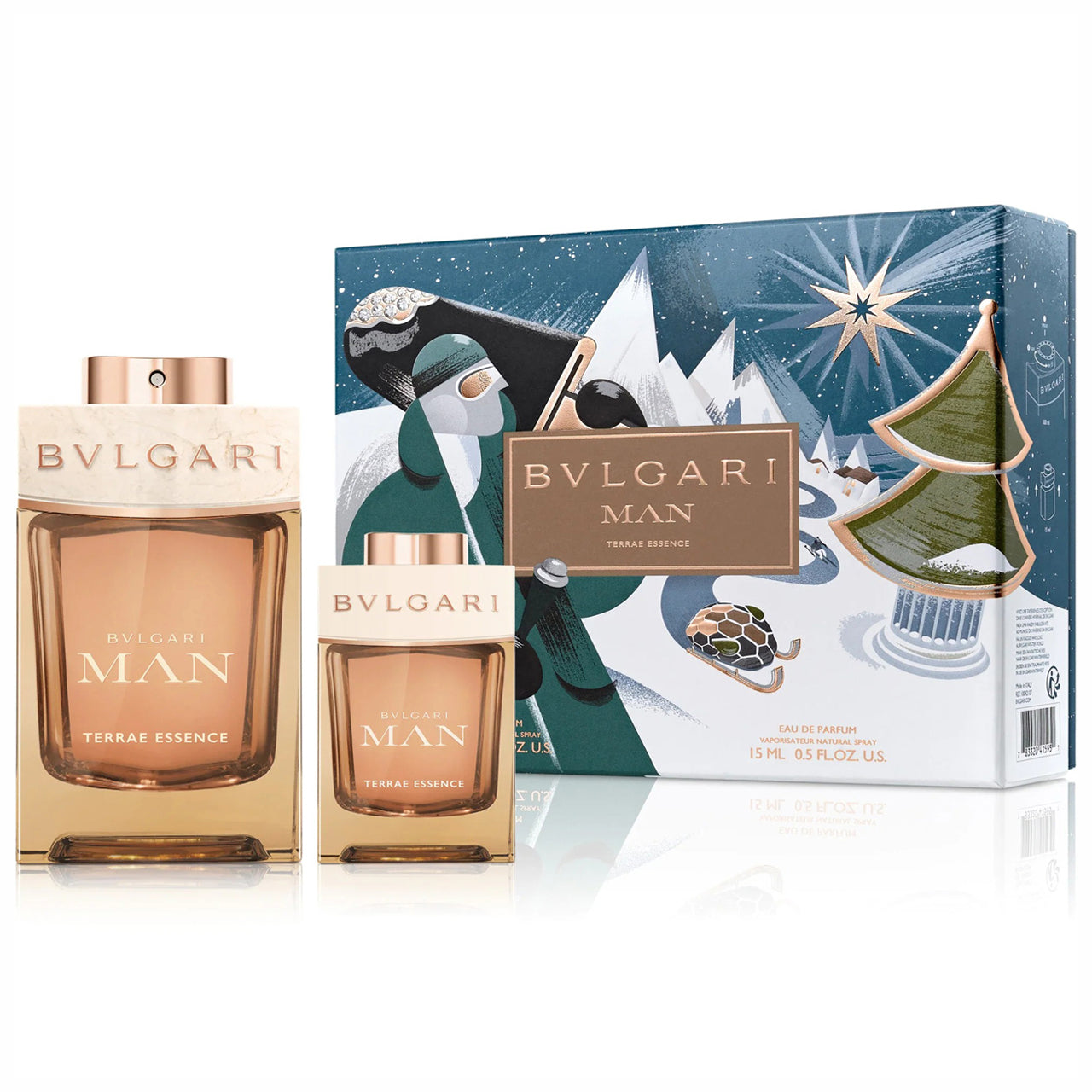 Bvlgari Man Terrae Essence Gift Set For Men EDP 100ml 15ml