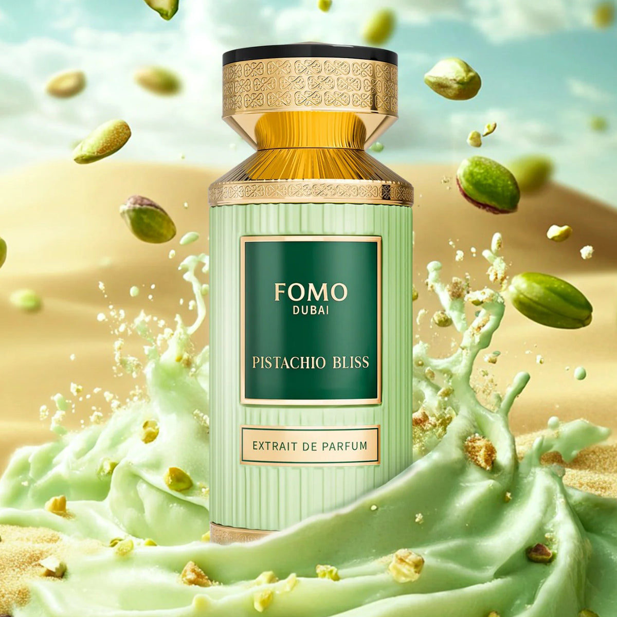 Fomo Dubai Pistachio Bliss For Unisex Extrait De Parfum 100ml