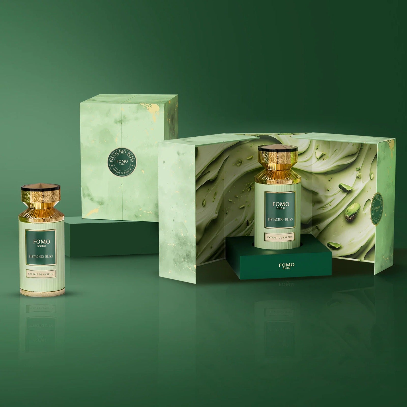 Fomo Dubai Pistachio Bliss For Unisex Extrait De Parfum 100ml