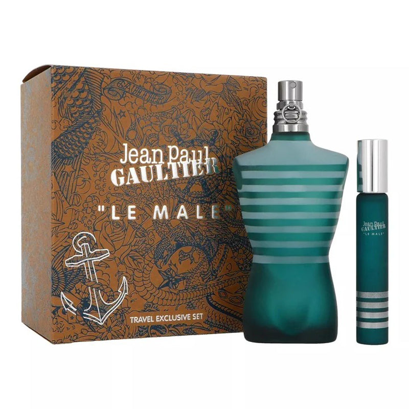 Jean Paul Gaultier Le Male Travel Set For Men EDT 125ml+20ml