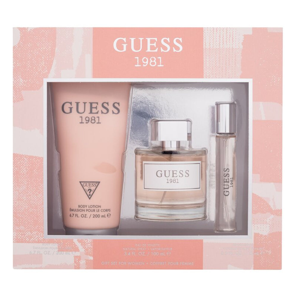 Guess 1981 GiftSet For Women, EDT 100ml + 15ml + BL 200ml