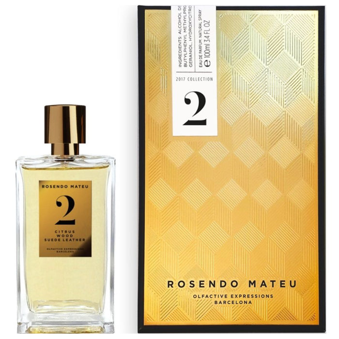 Rosendo Mateu No.2 Citrus Wood Suede Leather for Unisex Eau De Parfum 100ML