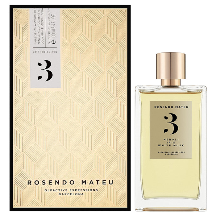 Rosendo Mateu No.3 Neroli Iris White Musk for Unisex Eau De Parfum 100ML