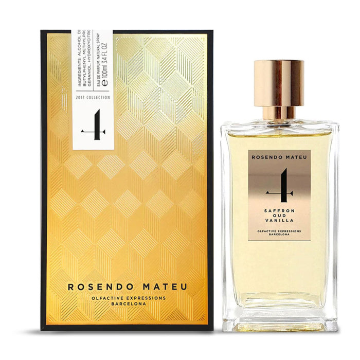 Rosendo Mateu No.4 Saffron Oud Vanilla for Unisex Eau De Parfum 100ML